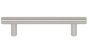 T-Griff Stahl - Edelstahlfarbe - ø 12 mm - Fünfzehn Längen: 136 bis 800 mm