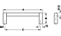 Griff Aluminium - ø 12 mm - Vier Längen: 140 bis 332 mm
