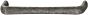 Möbelgriff - Zamak - Antik Zinn - Längen: 172 und 332 mm