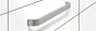 Möbelgriff - Aluminium - Edelstahlfarbe - Griffstärke 30 mm - Länge: 458 mm