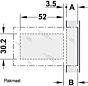 Blum Cristallo Glastür-Scharniere - 110° - Feder
