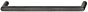 Möbelgriff - Zamak - Schwarz Used Look - Griffstärke: 12 mm - Vier Längen: 108 bis 204 mm