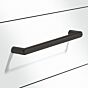 Möbelgriff - Zamak - Schwarz Used Look - Griffstärke: 12 mm - Vier Längen: 108 bis 204 mm