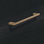 Luxus Möbelgriff - Geriffelt - Messing - ø 10 mm - Länge: 256 mm