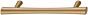 Möbelgriff - Zamak - Goldfarben - Griffdicke: 12 mm - Länge: 138 mm