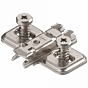 Blum Kreuzscharnierplatte - 0 mm - Mit Euroschrauben