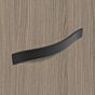 Möbelgriff - Schwarz matt - Griffstärke: 30 mm - Länge: 240 mm