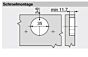 Blum Scharnier 125 ° - Dicke Tür - Eckanschlag - Soft Close