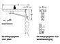Hebgo Konsole - Klappbar - Grau - 5 Tiefen verfügbar 330 bis 680 mm
