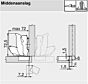 Blum - 155° - Mittelanschlag - Soft-Close - Schraubtop / Inserta - OZ