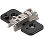 Blum Kreuzmontageplatte - 3 mm - Onyx Schwarz - Mit Exzenterschraube