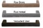 Möbelgriff - Eisen - Gealtertes Eisen - Griffdicke 12 mm - Sechs Längen: 108 bis 525 mm
