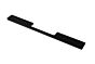 Möbelgriff Wales Symmetrisch - Griffstärke: 8 mm - Schwarz - Drei Längen: 170 bis 490 mm