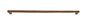 Möbelgriff - Rohes Bronze - Griffdicke 12 mm - Sechs Längen: 108 bis 525 mm