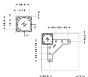 Tischbeine - Quadratisch - 60 x 60 mm - Höhe: 700+10 mm - Schwarz und Weiß Matt - 4 Stück
