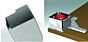 Tischbeine - Quadratisch - 80 x 80 mm - Höhe: 700-710 mm - Weiß und Schwarz Matt - 4 Stück