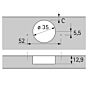 Hettich Sensys 110° - Innenanschlag - Soft-Close