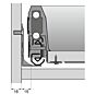 Hettich Actro für ArciTech Schublade - 40 kg/70 kg - Seitenwandstärke: 16 mm