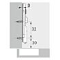 Hettich Sensys - Lineare Montageplatte - Abstand: 1,5 und 3 mm