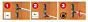 Camar Schrankaufhänger für Unterschrank - Typ 819 - 100 kg - Set L/R - Verdeckte Montage