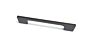 Möbelgriff Albertville - Zamak - Griffstärke: 6 mm - Schwarz - Drei Längen: 147 bis 243 mm