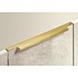 Griffliste - Aluminium - Einfräsprofil - Stärke: 3 mm - Gold Gebürstet - 10 Längen