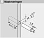 Blum Türdämpfer - ø 10 mm Einbohr - Griffseite