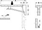 Hebgo Konsole - Klappbar - Grau - 5 Tiefen verfügbar 330 bis 680 mm