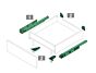 Grass DynaPro - Soft Close - 40 kg - 250 bis 600 mm - Optional Tipmatic grifflos