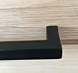 Möbelgriff Sapporo - Aluminium - Schwarz - Griffstärke: 10 mm - Vier Längen: 138 bis 490 mm
