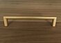 Möbelgriff - Zamak - Mattgold - Griffstärke: 8 mm - Drei Längen: 136 bis 328 mm