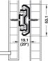 Kugelauszug Soft Close - 5321 EC - Mit Dämpfung - 400 bis 800mm
