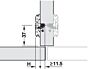 Blum Kreuzmontageplatte - 0 mm - Mit Euroschrauben