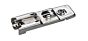 Hettich Sensys - Lineare Montageplatte - Abstand: 1,5 und 3 mm