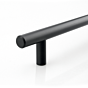 T-Griff - Stahl - Schwarz Matt - ø 12 mm - Fünf Längen