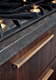 Möbelgriff - Aluminium - Gebürstetes Gold - Drei Längen: 45, 190, 350 mm