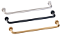 Möbelgriff - Schwarz Matt - Griffstärke: 7 mm - Länge: 174 mm
