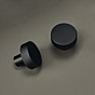 Möbelknopf - Stahl - ø 35 x 29 mm - Schwarz Matt