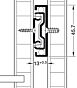 Kugelauszüge - Seitenwandmontage - Tip-On - 300 bis 600mm