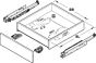 Blum Movento-S Schubladenführung - Softclose/ Optional Tip On - 450 bis 750 mm - 70 kg