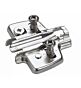 Hettich Sensys Kreuzmontageplatte + Euroschrauben - Abstand: 0 und 1,5 und 3 und 5 mm