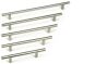T-Griff Salvia - Edelstahl gebürstet - ø 12 mm - 17 Längen: 156 bis 1500 mm