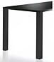 Tischbeine - Quadratisch - 60 x 60 mm - Höhe: 700+10 mm - Schwarz und Weiß Matt - 4 Stück