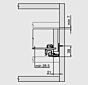 Blum Tandem Plus 560H - Tip On - 250 bis 600 mm - 30 KG