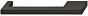 Asymmetrisch - Schwarz Matt - Griffstärke: 12 mm - Zwei Längen: 172, 204 mm