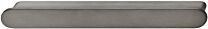 Möbelgriff - Zamak - Bleifarben - Griffstärke: 26 mm - Länge: 218 mm