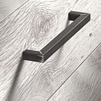Möbelgriff - Stahl matt - Used Look - Auf Gehrung geschweißt - Griffdicke: 12 mm - Längen: 140 und 204 mm