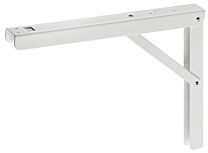 Konsole für Klappbare Arbeits- Schreibplatte - 300, 400 mm - 75 kg - Weiß