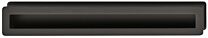 Bügelgriff - Schwarz matt - Zamak - 280 x 40 mm