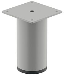 Blankes Aluminium - ø 26 mm - Höhen: 50, 80, 100 mm